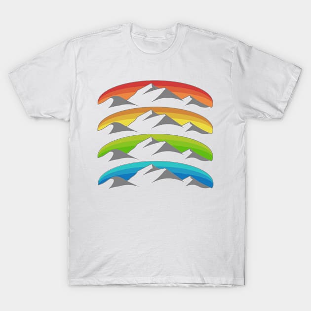 mountain seasons T-Shirt by pholange